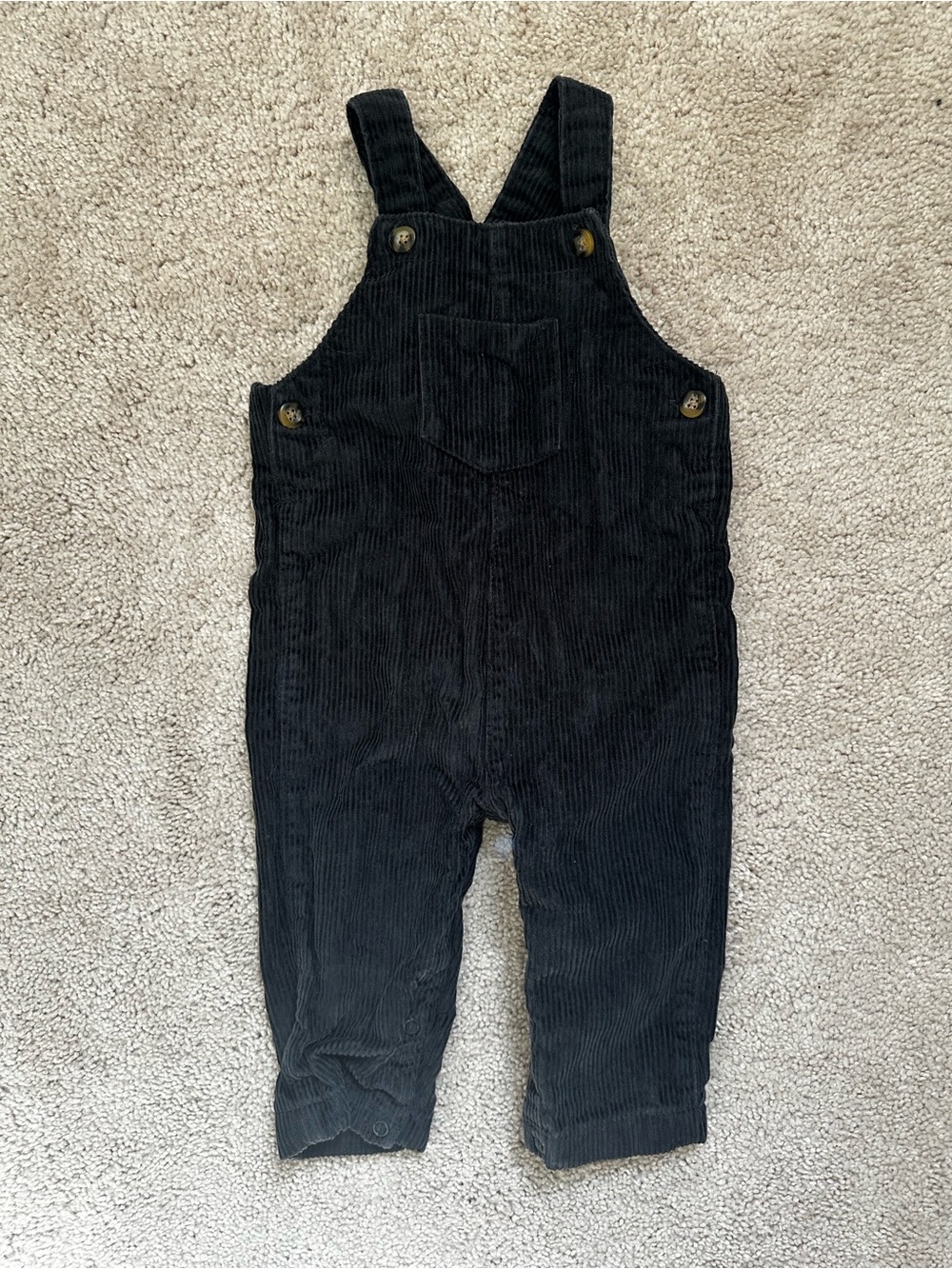 Carter's Navy Blue Corduroy Baby Overalls